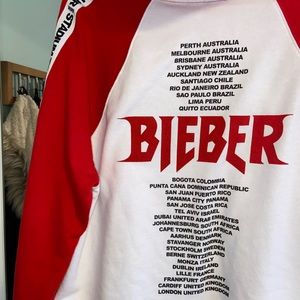 Justin Bieber Purpose Stadium Tour Hoodie White